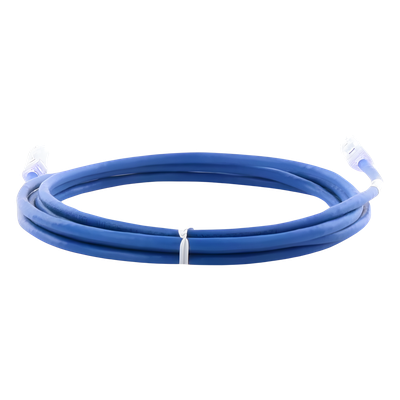 Cable de parcheo UTP Categoría 6, con plug modular en cada extremo - 3 m. - Azul