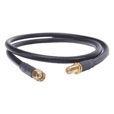 Cable LMR-240 de 60 cm con conectores SMA Macho Inverso y SMA Hembra Inverso.