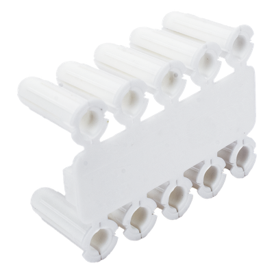 Taquete blanco 3/16" para tornillo 8mm x 3/4" (100pzs) (1101-01100)