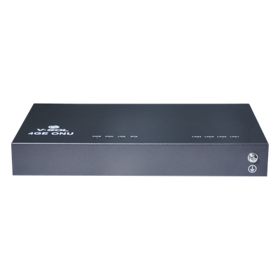 ONU Bridge PoE G/EPON + 1 Puerto SC/UPC + 4 puertos Gigabit con salida PoE/PoE+