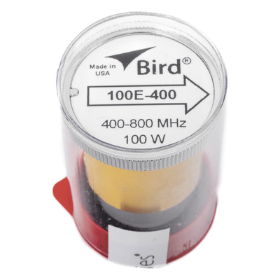 Elemento de 100 Watt en linea 7/8" para Wattmetro BIRD 43 en Rango de Frecuencia de 400 a 800 MHz.