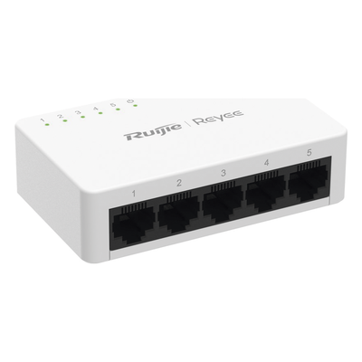 Switch no administrable sin PoE de 5 puertos 10/100/1000 Mbps