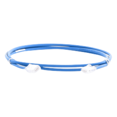 Cable de Parcheo UTP Cat6A, CM/LSZH, Diámetro Reducido (28AWG), Color Azul, 5 metros