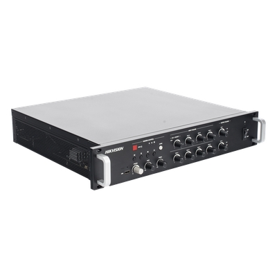 Amplificador de Red 480 W / Tareas en Tiempo Real y Programadas / Audio 2-Canales Mezcla Salida / Protección de Cortocir
