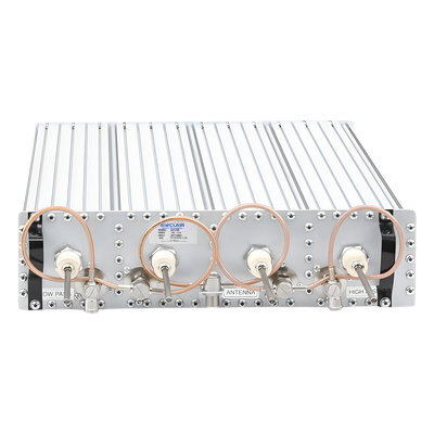 Duplexer Pasa Banda-Rechazo de Banda, 138-174 MHz, 4 Cavidades (4" Dia.) 500 KHz, 350 Watt, N Hem.