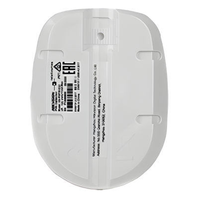 Detector PIR Cableado para Interior / Inmunidad a Mascotas / Rango de Detección de 18 mts / Angulo de 85.9° de Cobertura