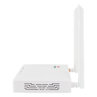 ONU G/EPON con Wi-Fi en 2.4 GHz + 4 Puertos LAN GigabitEthernet, hasta 300 Mbps vía inalámbrico