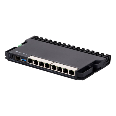 RB5009UPr+S+IN 8 puertos PoE in/out, 1 SFP+, Solo RouterOS v7