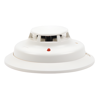 Detector Fotoeléctrico de Humo de 2 Hilos con Sensor de Temperatura a 57° C, Serie i3