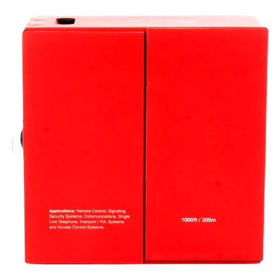 Bobina de 305 Metros / Cable de CCA / 6x22 AWG / Tipo Aluminio Revestido de Cobre / Aplicaciones en Control de Acceso / 