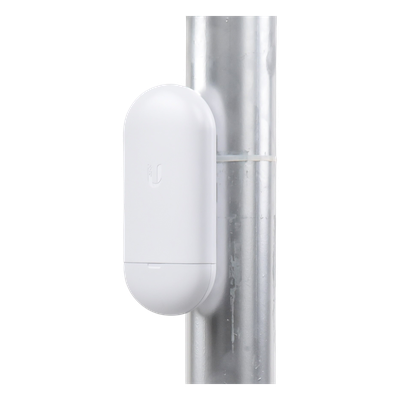 NanoStation airMAX Loco5AC CPE hasta 450 Mbps, 5 GHz (5150 - 5875 MHz), con antena integrada de 13 dBi, no incluye adapt