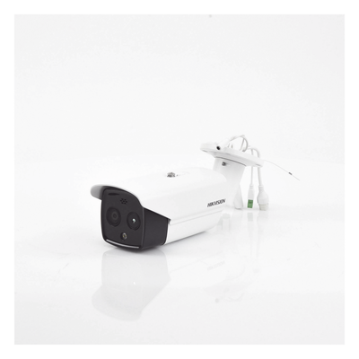 Bala IP Dual / Térmica 6.2 mm (160 x 120) / Óptico 8 mm (4 Megapixel) / DETECCIÓN DE PERSONAS 183 m /40 mts IR / Micro S