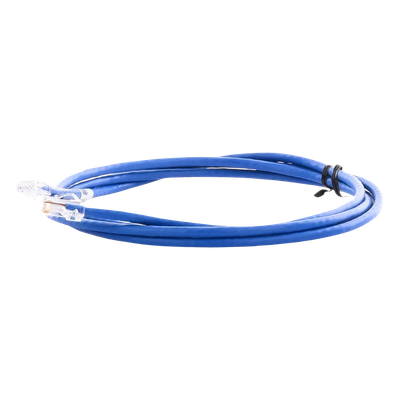 Cable de parcheo UTP categoría 5e, con plug modular en cada extremo - 2 m - azul