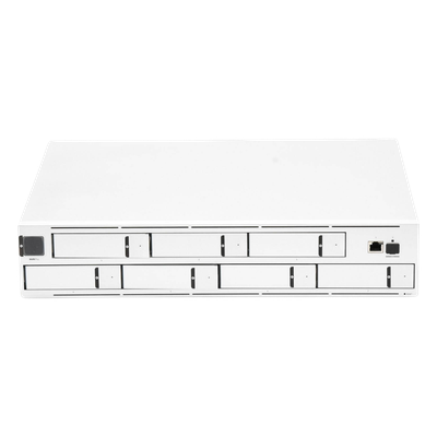 NVR PRO UniFi Protect, con bahía para 7 discos duros, almacena hasta 20 cámaras 4k o 60 cámaras 1080p, pantalla táctil