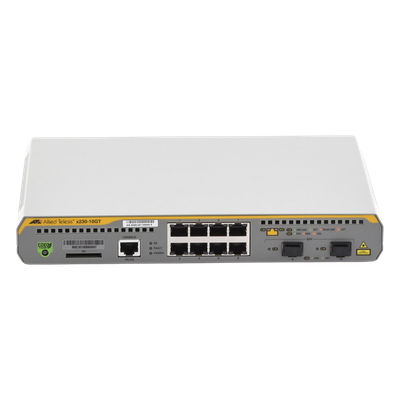 Switch Administrable Capa 3, 8 puertos 10/100/1000 Mbps + 2 puertos SFP Gigabit
