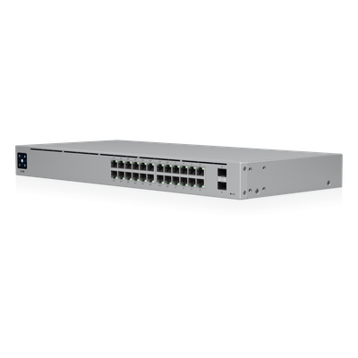 UniFi Switch USW-24-POE Gen2, Capa 2 de 24 puertos (16 puertos PoE 802.3af/at + 8 puertos Gigabit) + 2 puertos 1G SFP, 9