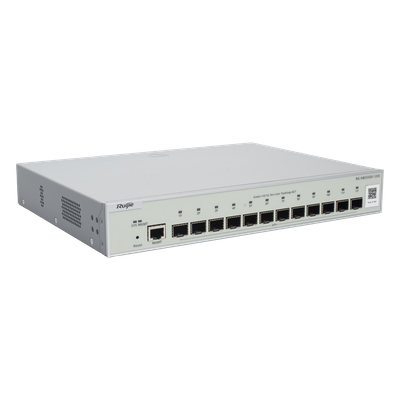 Switch Administrable Full Aggregation Capa 3, 12 Puertos SFP+ 10G y un Puerto MGMT