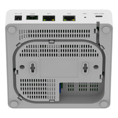 Mini OLT de 1 puerto GPON con 3 puertos Uplink (2 puertos Gigabit Ethernet + 1 puerto SFP/SFP+) , hasta 64 ONT/ONU