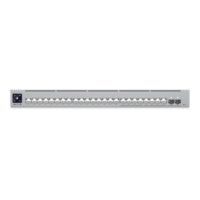 UniFi Switch USW-Pro-24-POE Gen2, con funciones capa 3, de 24 puertos PoE 802.3at/bt + 2 puertos 1/10G SFP+, 400W, panta