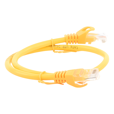 Cable de parcheo UTP Cat6 - 0.5 m - amarillo