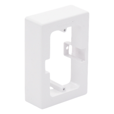 Caja sin fondo Universal, Color blanco de PVC auto extinguible (7900-02002)