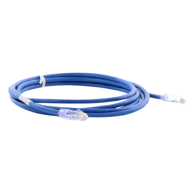 Cable de parcheo UTP Categoría 6, con plug modular en cada extremo - 3 m. - Azul