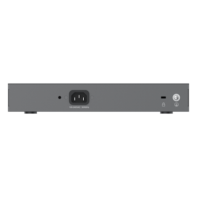 Switch PoE+ Gigabit No Administrable / 8 puertos 10/100/1000 Mbps / 8 puertos PoE+ / hasta 145W