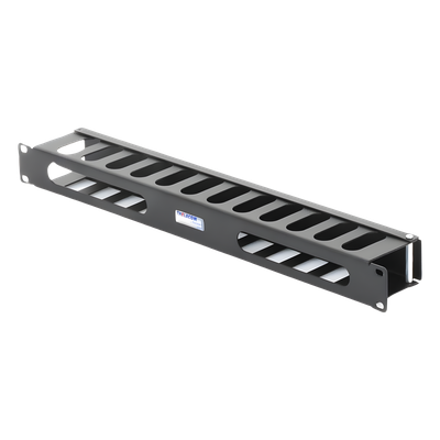 Organizador de cables horizontal de 19", 1UR