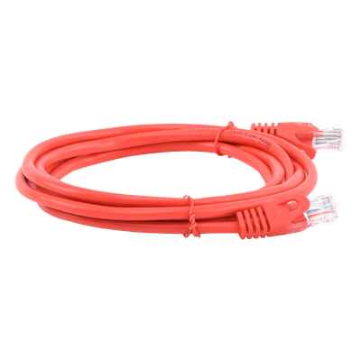 Cable de Parcheo UTP Cat5e - 2.0m. - Rojo