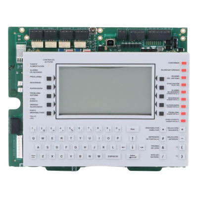 Anunciador de Control de Red NOTI-FIRE-NET / Supervisión Completa de la Red / 11 Leds Indicadores de Estado / Paneles Co