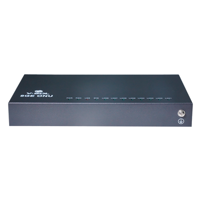 ONU Bridge PoE G/EPON + 1 Puerto SC/UPC + 8 puertos Gigabit con salida PoE/PoE+