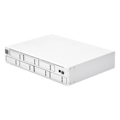 NVR PRO UniFi Protect, con bahía para 7 discos duros, almacena hasta 20 cámaras 4k o 60 cámaras 1080p, pantalla táctil