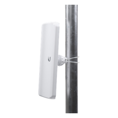 Estación Base 2x2 MIMO airMAX LiteAP AC hasta 450 Mbps, 5 GHz (5150 - 5875 MHz) con antena integrada de 17 dBi y cobertu