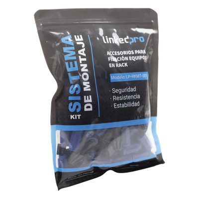 Kit de Montaje Rápido para Equipos en Rack / No más Tuercas Enjauladas / Soporta hasta 50 kg (50 Piezas)
